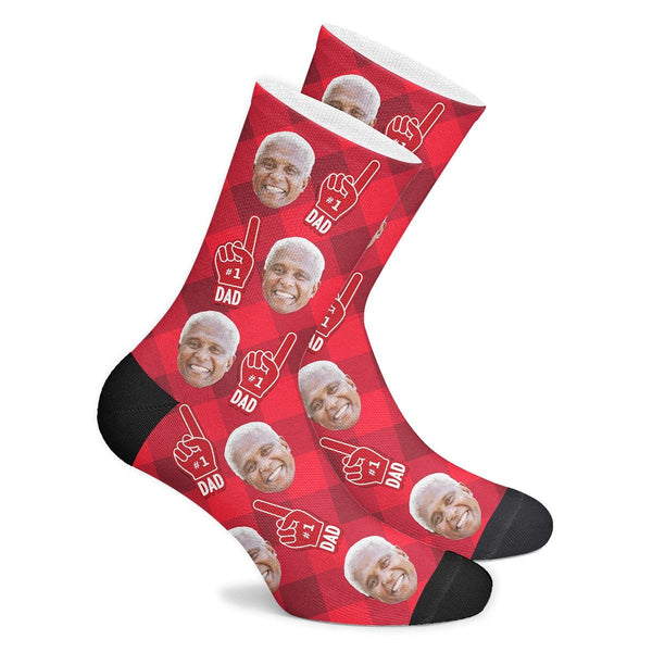 Customized #1 Dad Fan Socks