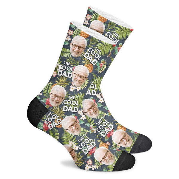 Customized Cool Dad Tropical Socks