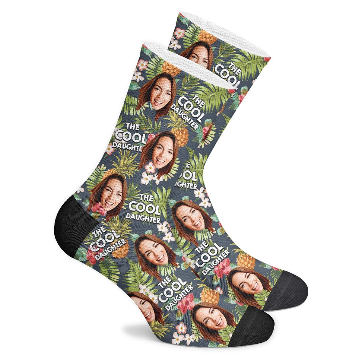 Customized Cool Daughter Tropical Socks