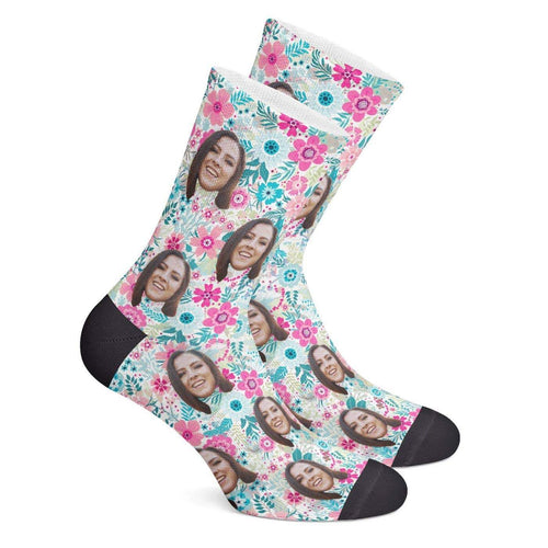 Customized Floral Socks