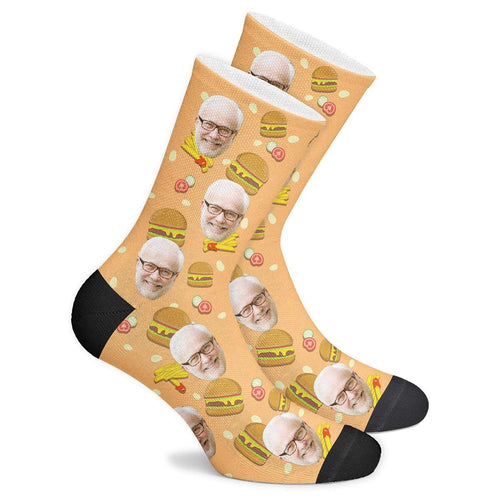Customized Burger Socks