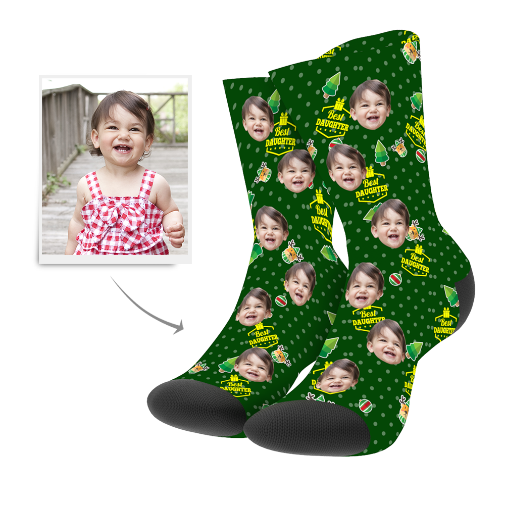 Christmas Customized Daughter Socks