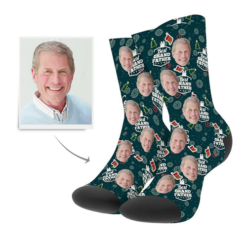 Christmas Customized Grand Father Socks