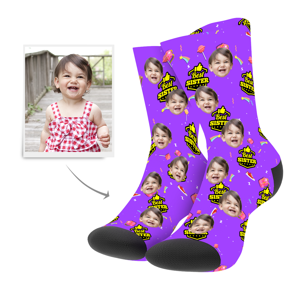 Customized Best Sister Socks