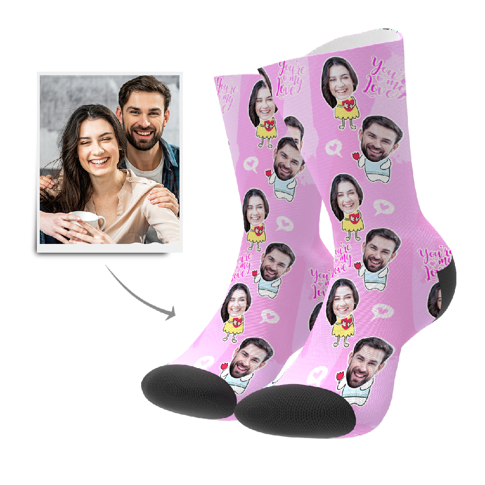 Customized Valentine's Day Socks