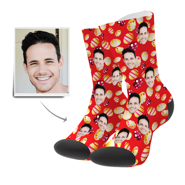Color Easter Egg Customizedize Face Socks