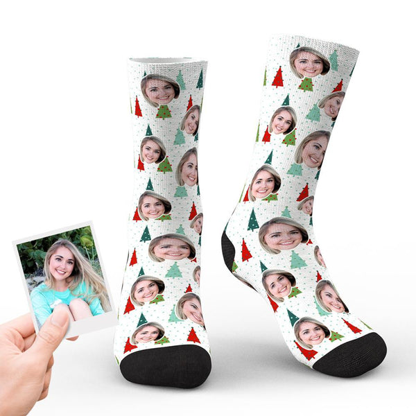 Custom Cat Face Sock Personalized Funny Pineapple Sock with Pet Face