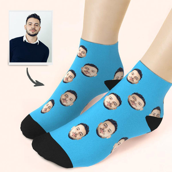 Custom Face On Quarter Length Socks
