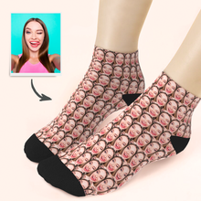Customized Girlfriend Face Ankle Socks