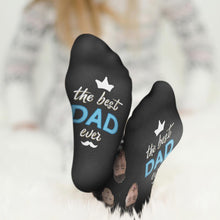 Gifts for Dad, Custom Face Socks Add Pictures And Name - BEST DAD EVER