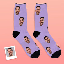 Custom Face Socks With Your Text Colorful Socks