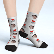 Father's Day Gifts - Custom Face Socks For Man Best Dad