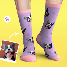 Custom Dog Face Socks Photo Pet Sock
