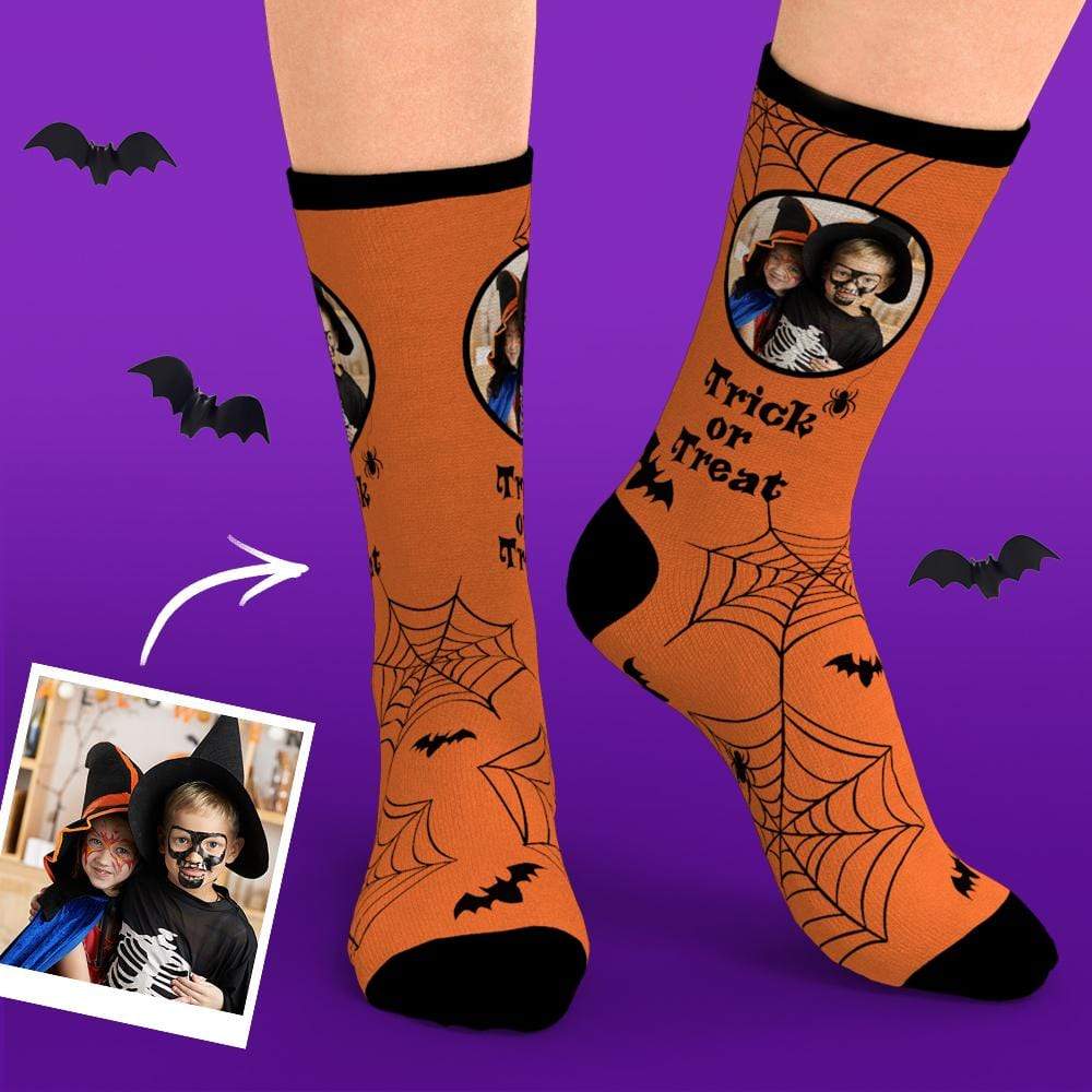 Custom Face Socks Unique Gifts Halloween Gifts