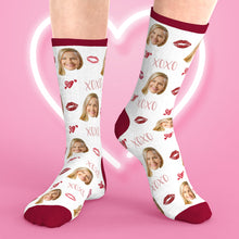 Custom Face Socks Personalised Photo Socks Lips