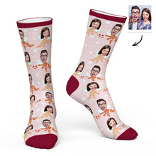 Custom Face Socks Personalised Photo Socks Angel for You