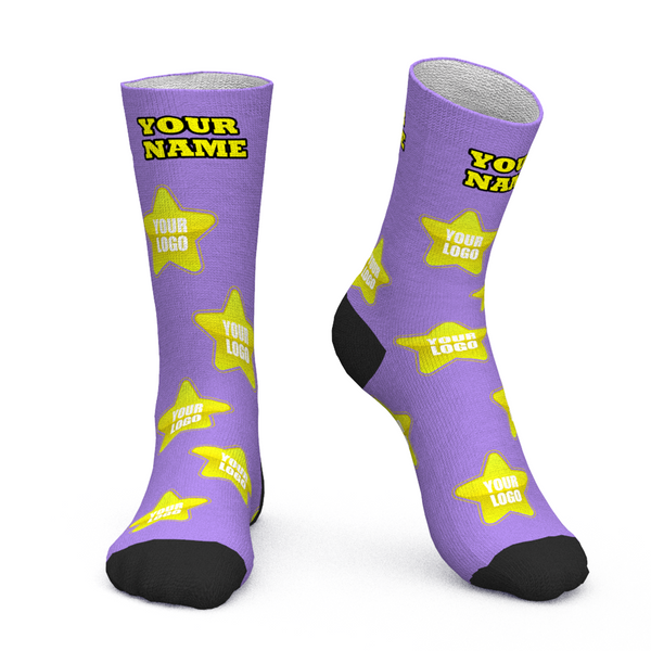 Custom Face Socks Add Logo And Name Personalised Gifts For Your Clients