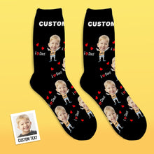 Custom Face Socks to The Dearest Dad Best Gifts