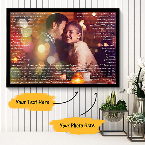 Custom Canvas Prints with Frame Photo Canvas Painting Sweet Time 30x20cm
