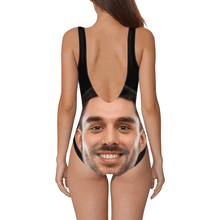 Custom One Face Boyfriend Women's Slip Swimsuit Gift for Her