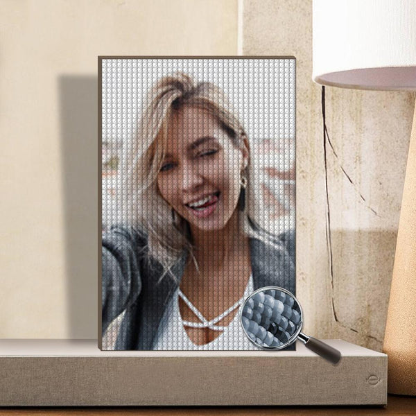 5D Custom Diamond Painting Full Square Round Rhinestone Unique Gifts 20*30cm - Father's Day Gifts
