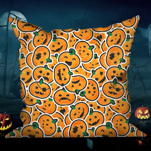 Happy Halloween Decorative Pillows Insert & Covers Halloween Pillowcases Throw Pillow Pumpkin Smash