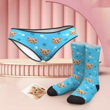 Custom Face Panties And Socks Set - Cat - MyFaceBoxerUK