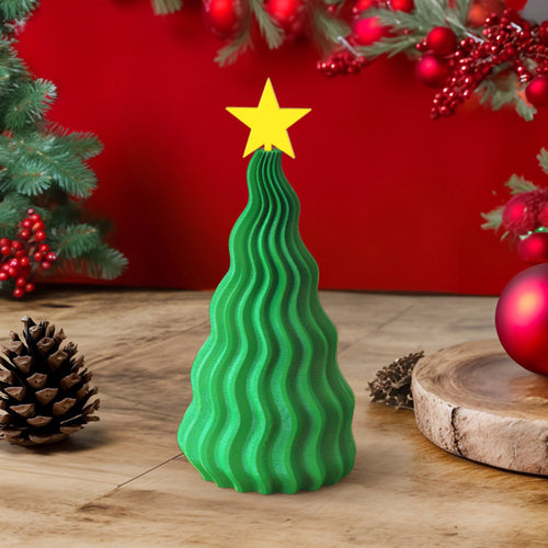 3D Printed Christmas Tree Home Decoration Christmas Gift Height 5.12in - MyFaceBoxerUK