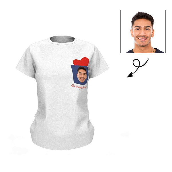 Custom Heart Photo with Heart T-shirt